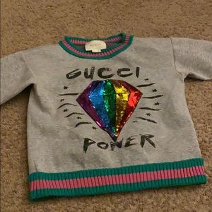 Girl Gucci Power diamond sweater size 8